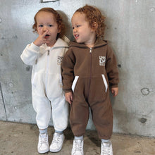 Load image into Gallery viewer, Cream Tracksuit Onesie
