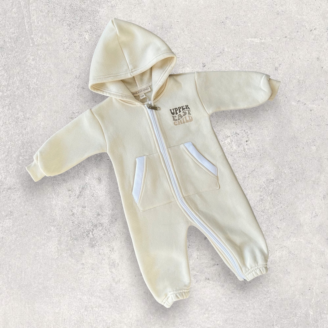 Cream Tracksuit Onesie