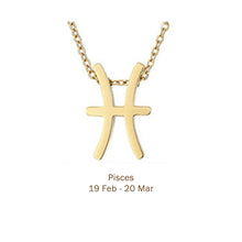 Load image into Gallery viewer, Star Sign Necklace
